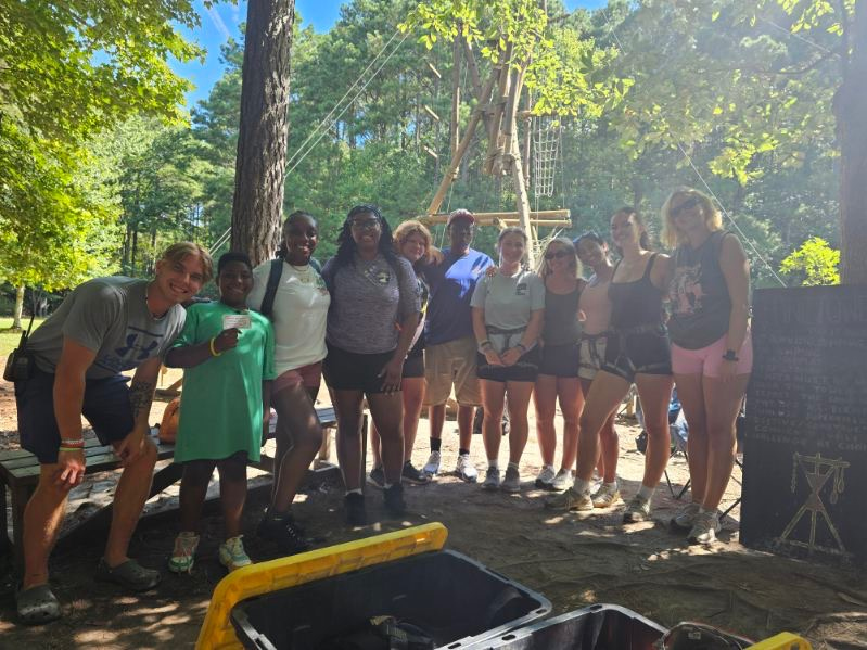 camp hope kids with staff